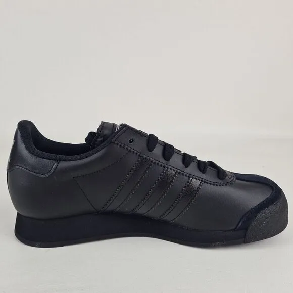 Adidas Samoa J Shoes Black Originals Leather Casual