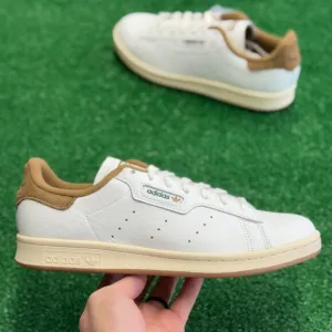 Adidas Stan Smith Mens Casual Shoes White Brown ID1354 NEW Multi Sz