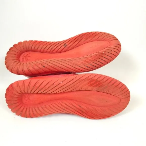 Adidas Tubular Triple Red Radial Red Mens Casual Sneaker Size 5.5 shoes