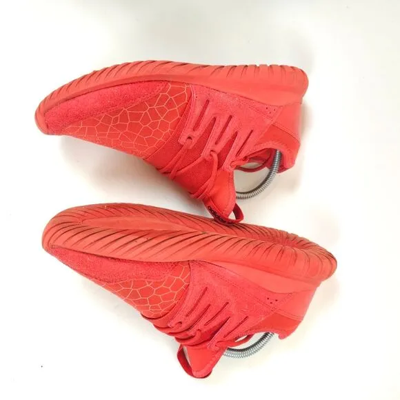 Adidas Tubular Triple Red Radial Red Mens Casual Sneaker Size 5.5 shoes