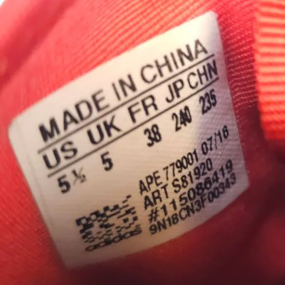 Adidas Tubular Triple Red Radial Red Mens Casual Sneaker Size 5.5 shoes