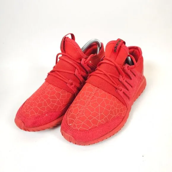 Adidas Tubular Triple Red Radial Red Mens Casual Sneaker Size 5.5 shoes