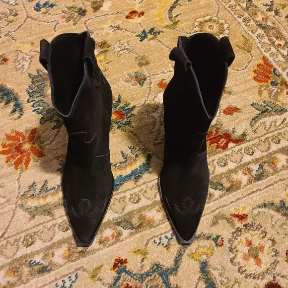 AEYDE Albi 75mm suede boots