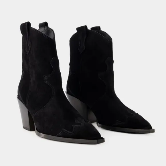 AEYDE Albi 75mm suede boots