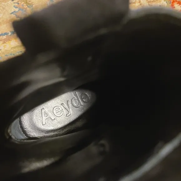 AEYDE Albi 75mm suede boots