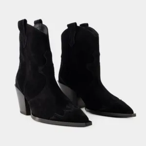 AEYDE Albi 75mm suede boots