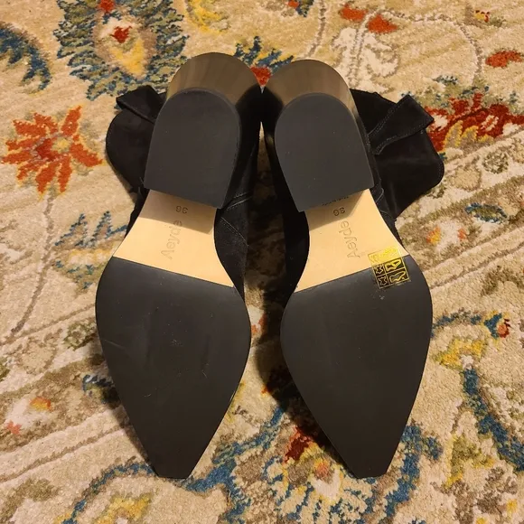 AEYDE Albi 75mm suede boots