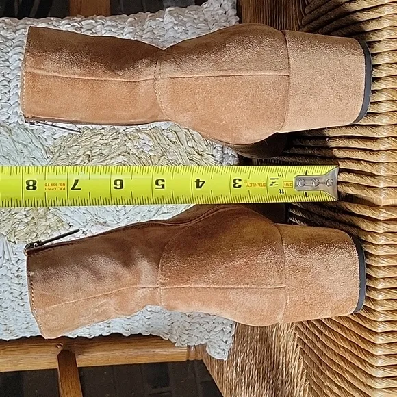 Aguatalia, tan suede ankle boots, size 10M