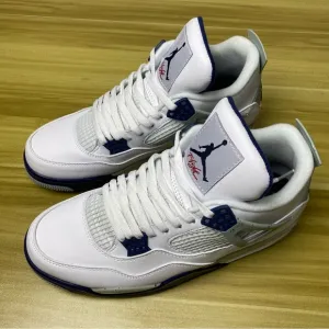 Air Jordan 4 Retro’Midnight Navy’ Basketball Casual Shoes Sneakers Size M8/ W9.5