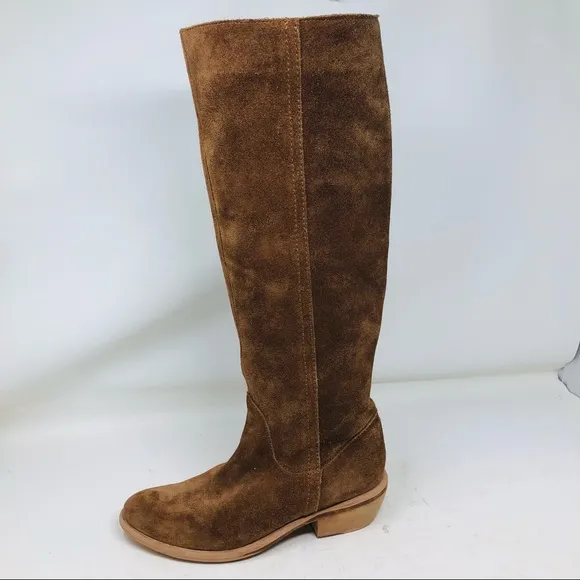 Aldo Brown Suede knee Boots