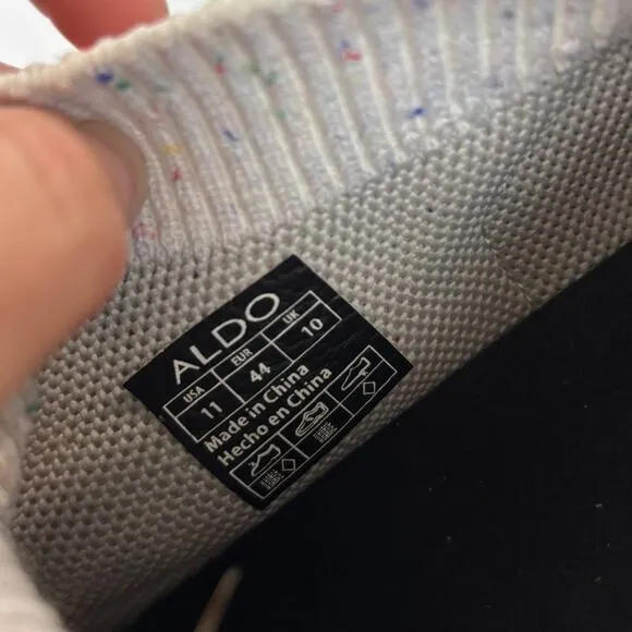 Aldo Crochito Knit Sneakers Shoes Men's 11 Casual Minimalist