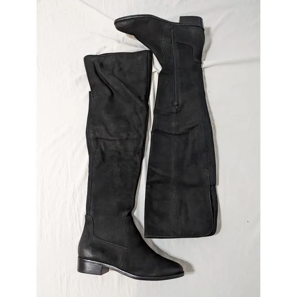Aldo Over the Knee Suede Leather Boots - Brand New