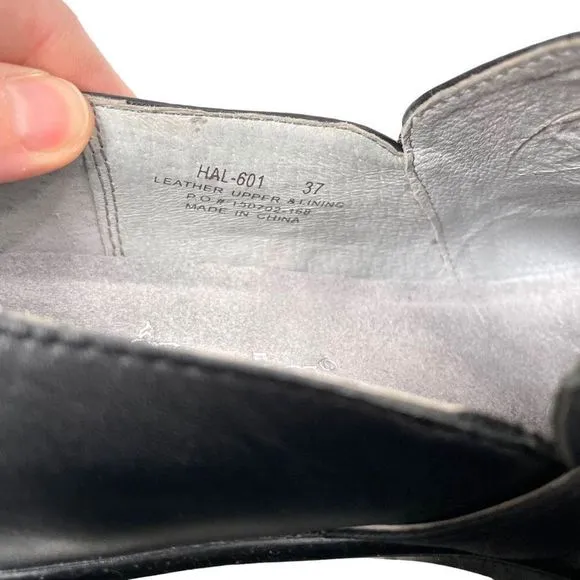 Alegria Halli Black Nappa leather clogs Sz 37