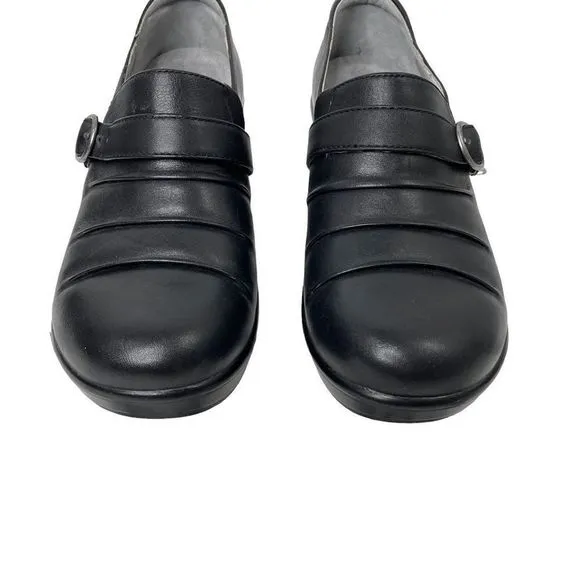 Alegria Halli Black Nappa leather clogs Sz 37