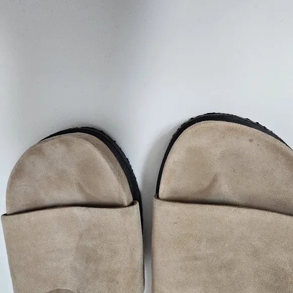 Alexander Wang Beige Slide Sandals