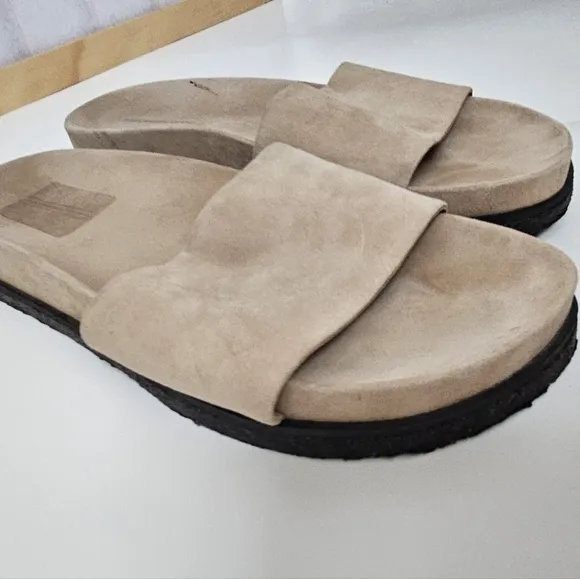Alexander Wang Beige Slide Sandals
