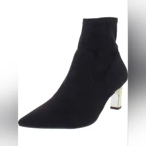Alfani Bambey Womens Faux Suede Heels Ankle Boots