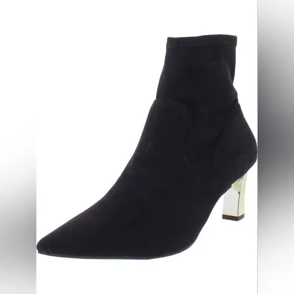 Alfani Bambey Womens Faux Suede Heels Ankle Boots