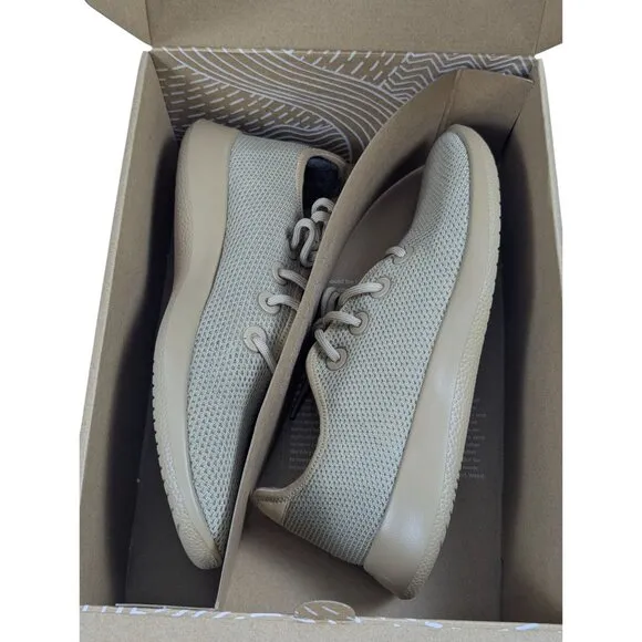 Allbirds Tree Runner Hazy Beige Mens 12 Lightweight Casual Athletic Sneakers NWB
