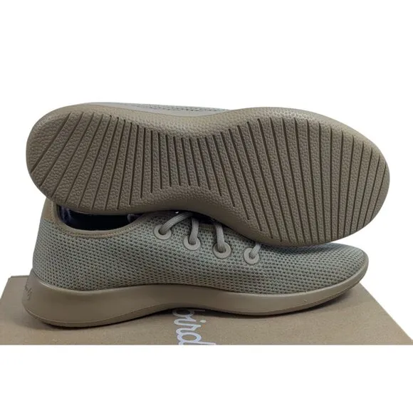 Allbirds Tree Runner Hazy Beige Mens 12 Lightweight Casual Athletic Sneakers NWB