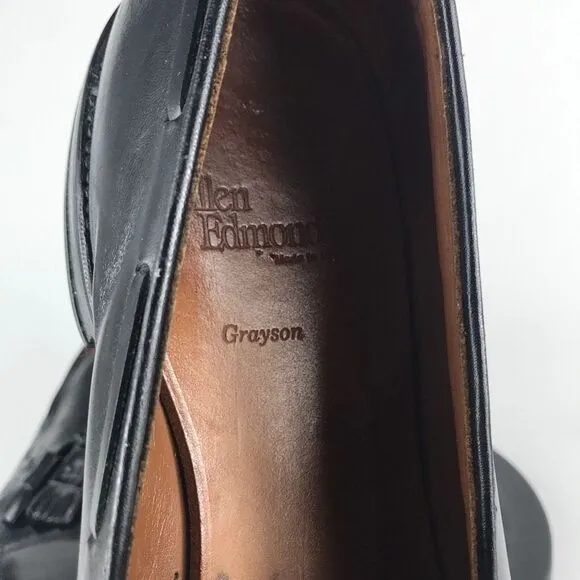 Allen Edmond Grayson Leather Tassel Loafers Dress Shoes Men’s Size 11.5
