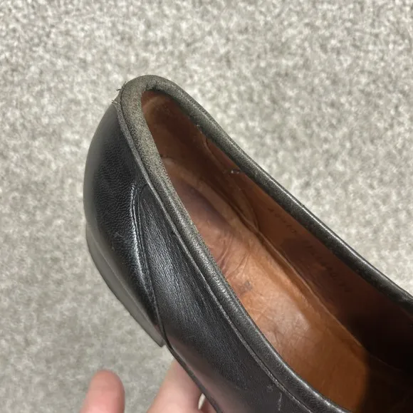 Allen Edmonds Bergamo Black Leather Penny Loafers Dress Shoes Men's 11.5 A