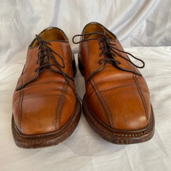 Allen Edmonds Hillcrest Mens Bourbon Oxford Casual Dress Shoes Loafers SZ 7.5 D