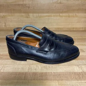 Allen Edmonds Parkland Mens Penny Loafers Shoes size 9 Model 3216 Black Leather