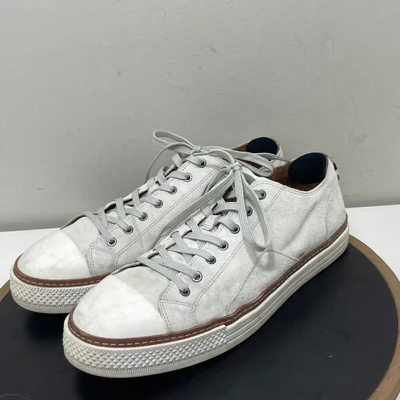 Allen Edmonds Shoes Men 12.5 D Pasadena Sneaker Gray Suede Casual Shoe Preppy