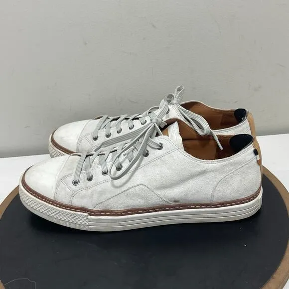 Allen Edmonds Shoes Men 12.5 D Pasadena Sneaker Gray Suede Casual Shoe Preppy
