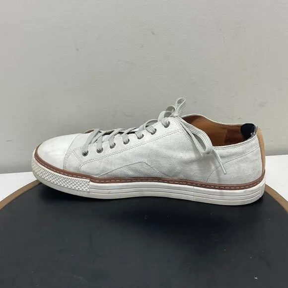 Allen Edmonds Shoes Men 12.5 D Pasadena Sneaker Gray Suede Casual Shoe Preppy
