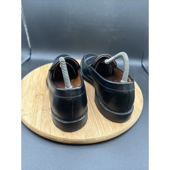 Allen Edmonds Steen Men’s Size 6.5 E Slip On Black Shoes Oxford Loafers