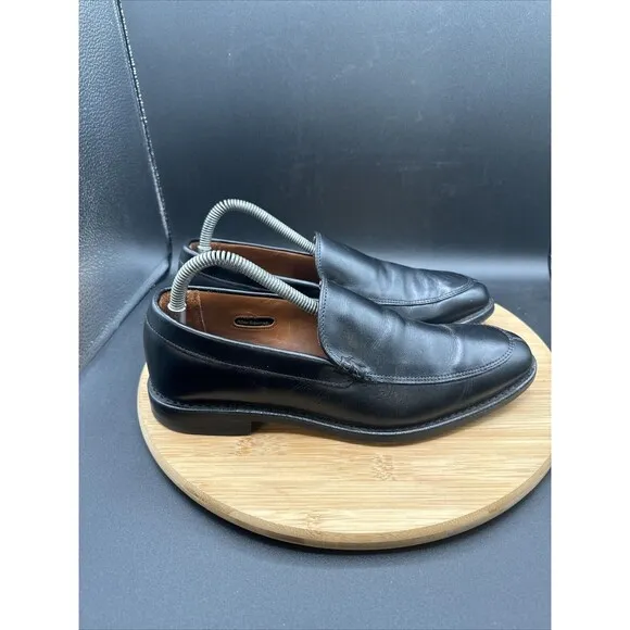 Allen Edmonds Steen Men’s Size 6.5 E Slip On Black Shoes Oxford Loafers