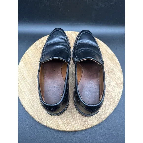 Allen Edmonds Steen Men’s Size 6.5 E Slip On Black Shoes Oxford Loafers