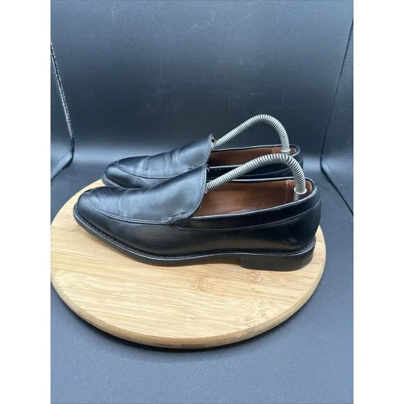 Allen Edmonds Steen Men’s Size 6.5 E Slip On Black Shoes Oxford Loafers