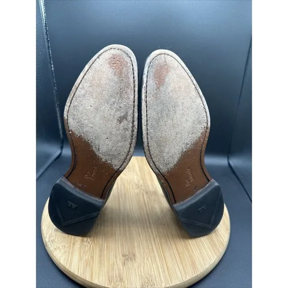 Allen Edmonds Steen Men’s Size 6.5 E Slip On Black Shoes Oxford Loafers