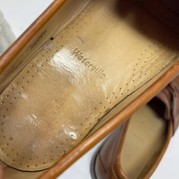 Allen Edmonds Waterville Mens Brown Tassel Loafers Shoes sz 10.5