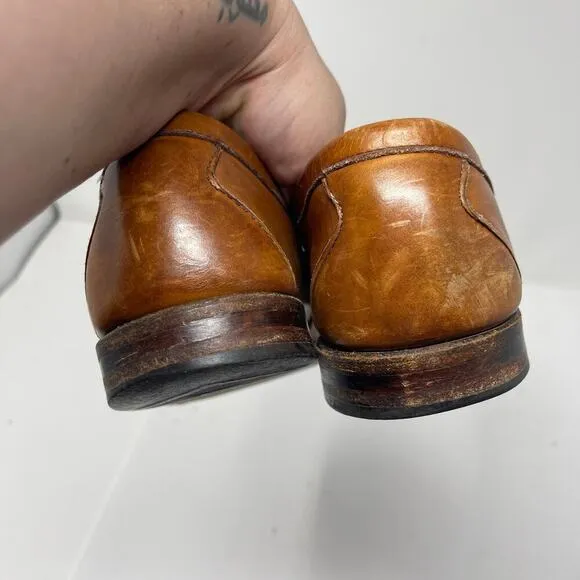 Allen Edmonds Waterville Mens Brown Tassel Loafers Shoes sz 10.5