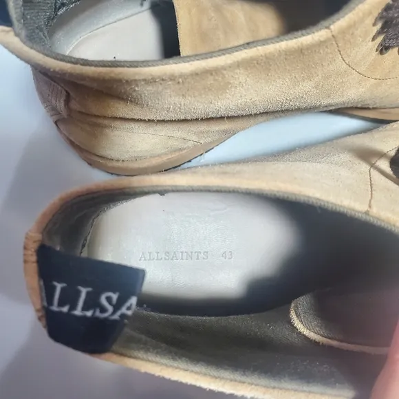Allsaints Mathias suede boots size 43 EU, US 10