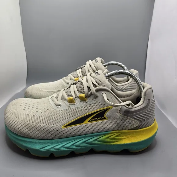 Altra Provision 7 Gray Blue Yellow Athletic Running Shoes  Men's Size 8.5