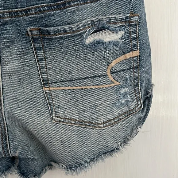 American Eagle Outfitters Hi-Rise Festival Distressed Shorts w/ Sequined Pockets