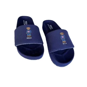 American Flag Bear Polo Ralph Lauren Sandals Slides Men's Size 9 New In Box