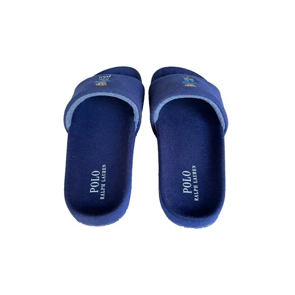 American Flag Bear Polo Ralph Lauren Sandals Slides Men's Size 9 New In Box