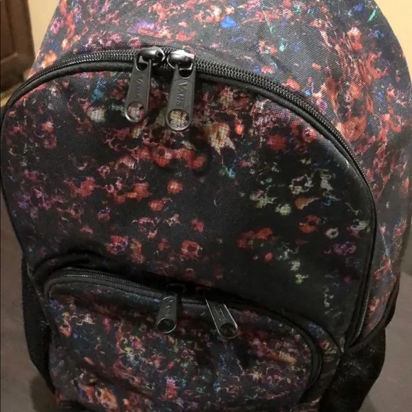 &gt;👧🏽VANS ALUMNI BACKPACK LAPTOP SLEEVE 3 POCKETS BLACK GALAXY BRAND NEW UNISEX