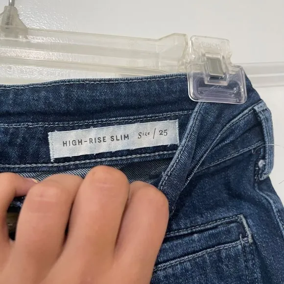 Anthropologie Pilcro High Rise Utility Slim Jeans