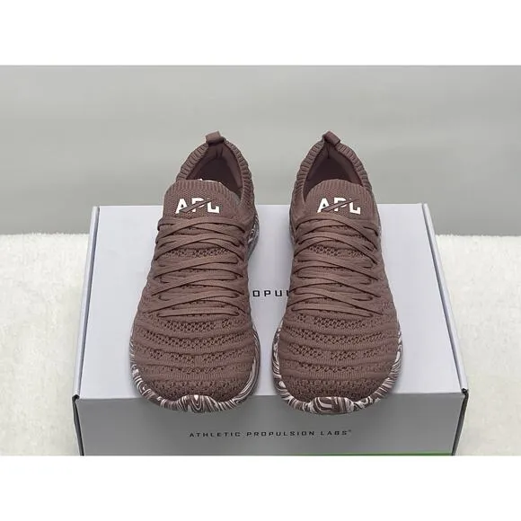 APL Womens Techloom Wave Running Shoes Sneakers Size 7.5 Beechwood/White/Marble