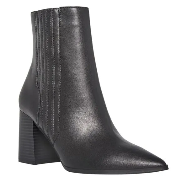Aqua College Women's Waterproof Iconic Pointed Toe Dress Boots Black Size 6 1/2