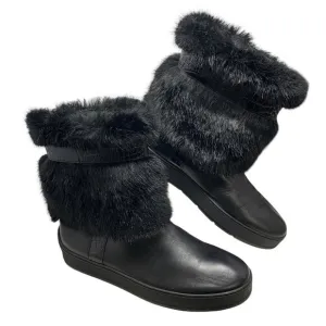 Aquatalia by Marvin K Kamila Leather‎ Faux Fur Waterproof Boots