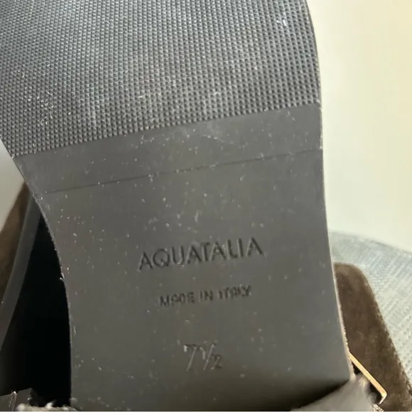 Aquatalia ~Chestnut Suede Bree Weatherproof Ankle Boots in size 7 1/2