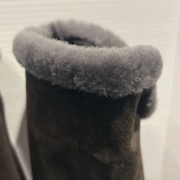 Aquatalia deep brown suede knee high boots. 9.5